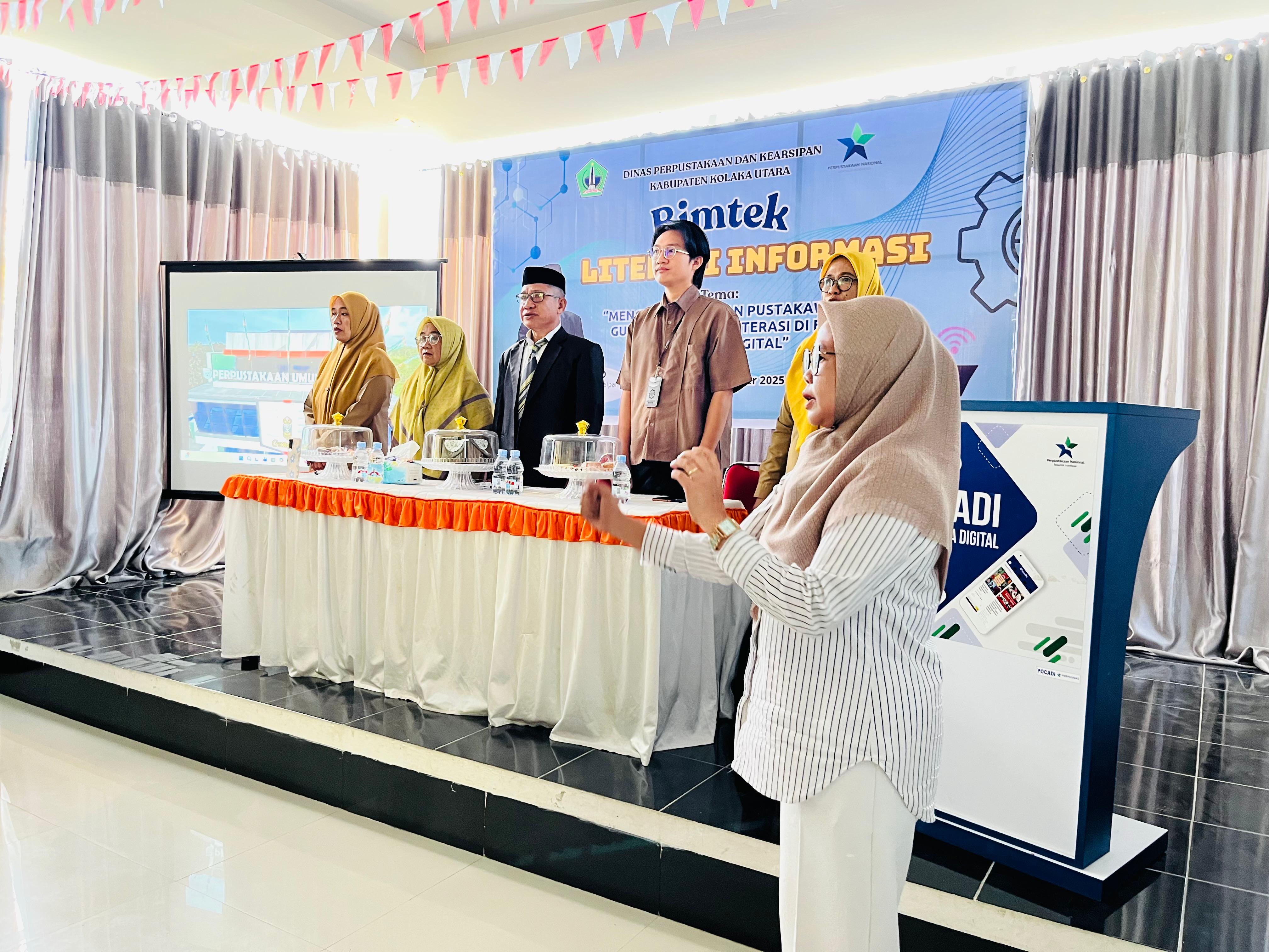 Berbagi Pengetahuan di Bimtek Literasi Informasi dan Membaca Nyaring Kabupaten Kolaka Utara